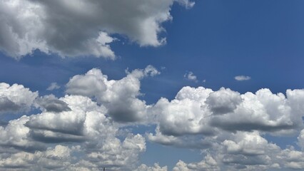 blue sky with clouds
