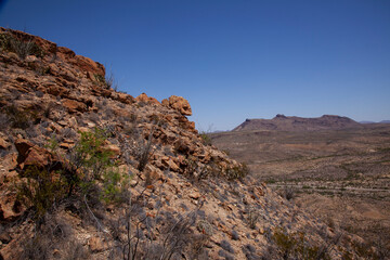 Iconic Chisos Mountain ranges stand tall, offering breathtaking views and rugged adventures in Big Bend National Park.