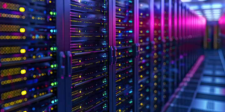 The Petaflopping Panorama: A vast landscape of server farms stretching across the horizon.