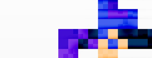 Dynamic colorful squares background. Vector Illustration For Wallpaper, Banner, Background, Card, Book Illustration, landing page