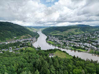 Die Mosel von oben