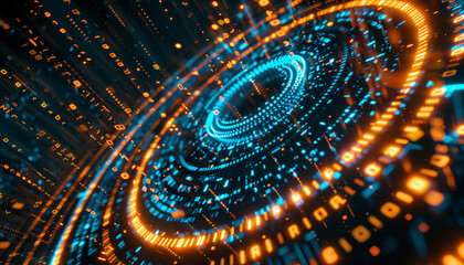 Futuristic Data Stream