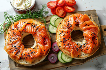 bagels with poppy seed