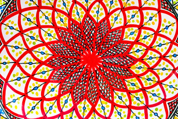 Close up image of traditional ceramic in Sicily, Italy, Europe