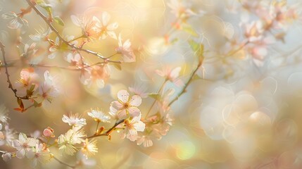 Beautiful field of cosmos Flowers with bokeh Background