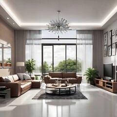 Fototapeta premium modern living room