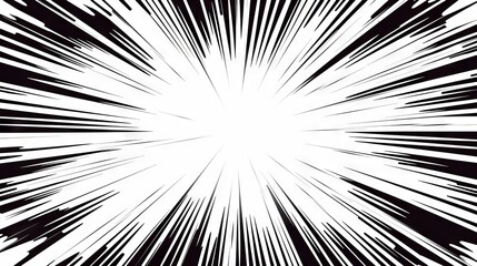 Black And White Speed Lines Graphic Background