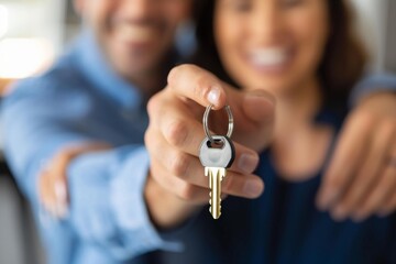 Hands holding keys to each other