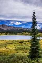 4K Ultra HD: Beautiful Rocky Mountain Lake at Little Molas Lake, Colorado