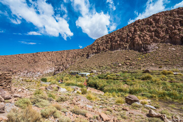 View of Termas de Puritama (`Puritama Spa) - Atacama, Chile