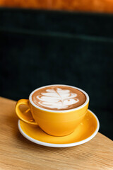 A cup of mocha coffee