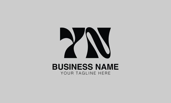 YN Y yn initial logo | initial based abstract modern minimal creative logo, vector template image. luxury logotype logo, real estate homie logo. typography logo. initials logo