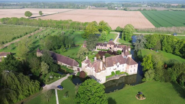drone video Blanc Buisson castle France Europe