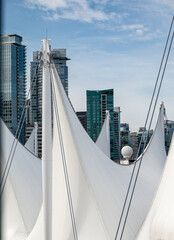 Vancouver Canada Place and skyline