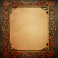 Photo Frame design, Vintage and antique picture frame, Photo frame album mockup, photo frame on wall
