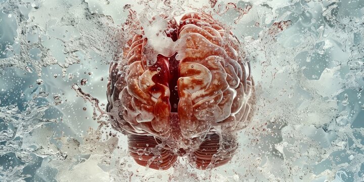 Minimalistic composition: Finding of meningioma arising from anterior falx cerebri, extending to bilateral frontal regions, with adjacent minimal perilesional edema at the left frontal lobes, Medica