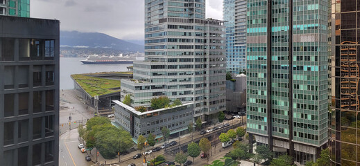 Bird's eye view of Vancouver