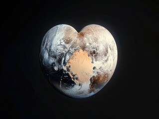 heart shaped earth
