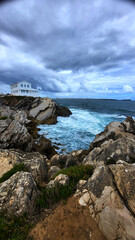 Peniche, Portugal view to ocean
