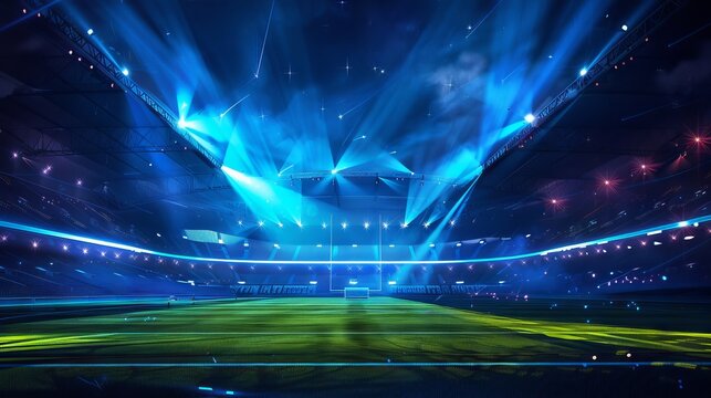 Footbal stadium backdrop