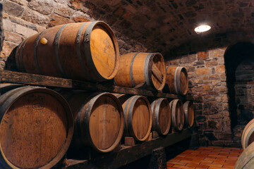barrels of wine