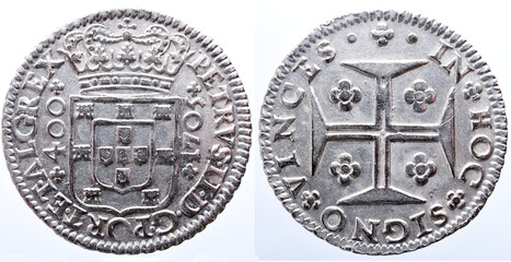 Portugal Old Coins. Monarchic Period. Reign of Pedro II King