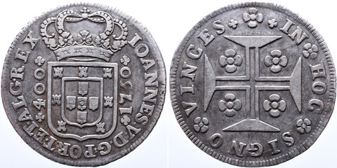 Portugal Old Coins. Monarchic Period. Reign of João V King