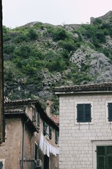 house in the mountains in kotor