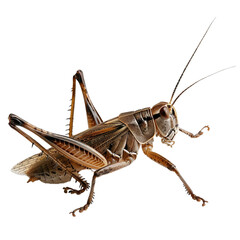 grasshopper isolated on white background, transparent background