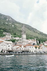 Old town Perast in Montenegro 