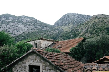 mountain village in Montenegro 