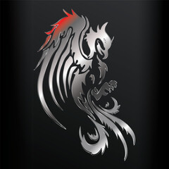 silver phoenix illustration illustrative phoenix