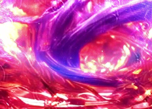pink folds 3D animation motion