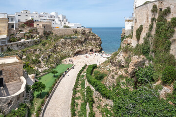 The Old town of Polignano a Mare, Apulia Region, Italy
