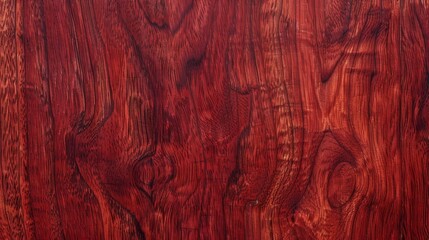 Naklejka premium Bold reddishbrown grain in a deep glossy cherry wood panel