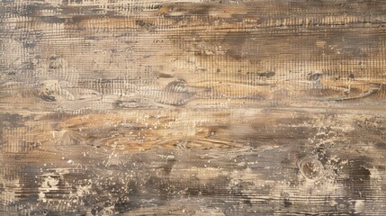 Obraz premium The co texture of worn wood with chipped edges and exposed grain patterns creating a sense of rustic charm