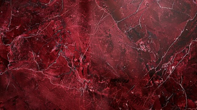 A closeup of a rectangular glazed ceramic tile boasting a rich burgundy hue with a high shine and a subtle marbled effect throughout