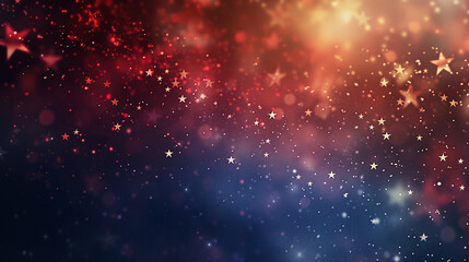 Fototapeta premium Honor the red, white, and blue with a striking 14th of July poster template