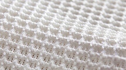 WaffleLike Pattern The raised and indented textures within the fabric resemble a waffle pattern providing an added level of comfort and absorbency