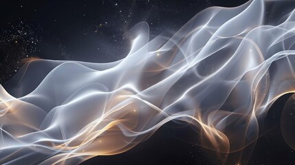 A magnetic texture of glowing waves the soft curves and lines creating an otherworldly almost hypnotic effect