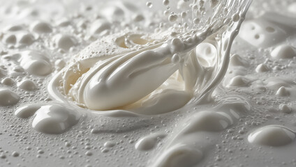 Texture of milk, cream