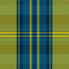Background pattern vector of texture seamless textile with a check tartan plaid fabric.