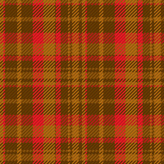 Seamless pattern of scottish tartan plaid. Repeatable background with check fabric texture. Vector backdrop striped textile print.