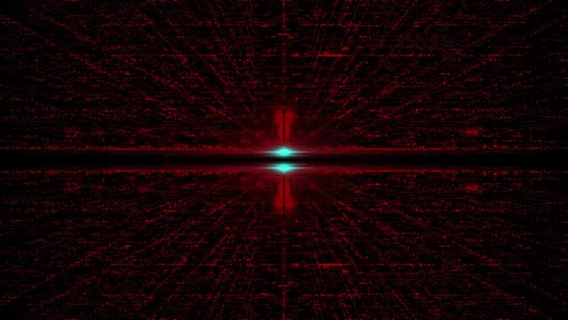 digital codes data stream graphic motion footage