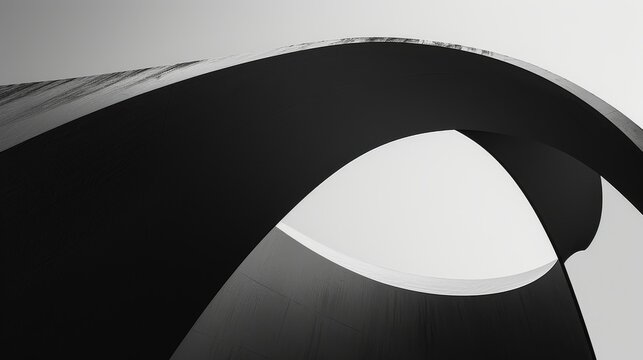 big chunky type, modern, minimalist, black and white, cover page for a pitch presentation, graphic bell curve background 