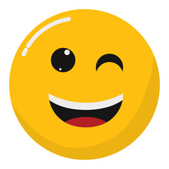 Collection of Cute Emoticons. Emoticon. Smileys Vector Set.