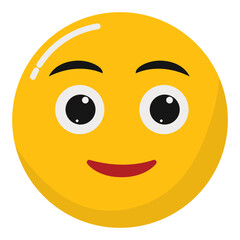 Fototapeta premium Collection of Cute Emoticons. Emoticon. Smileys Vector Set.