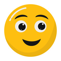 Fototapeta premium Collection of Cute Emoticons. Emoticon. Smileys Vector Set.