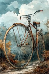 Antique Penny-Farthing Bicycle