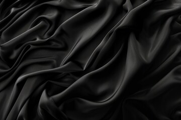 Fototapeta premium Elegant black background with seamless blend of shades creating soft and sophisticated backdrop